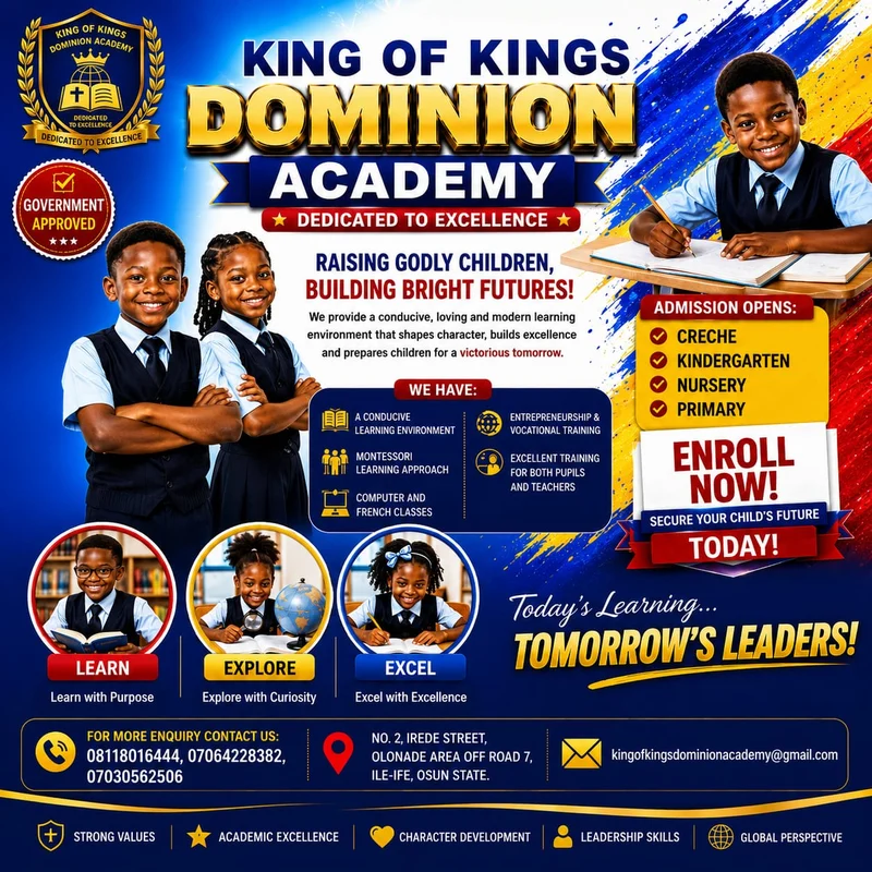 Admission flyer